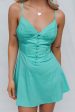 Bliss Mini Dress - Turquoise Online Hot Sale