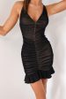 Asha Mini Dress - Black For Cheap