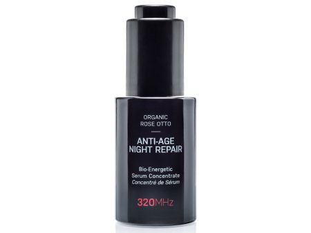 Anti-Age Holistic Night Repair Face Serum - Organic Rose Otto on Sale