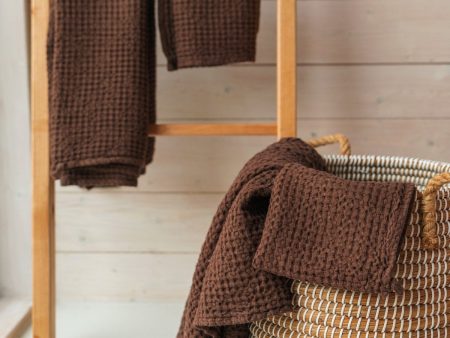 Linen waffle towel set Discount