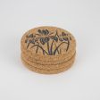 Cork Coaster Iris on Sale