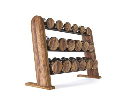 NOHRD Dumbbells Rack Walnut Online now