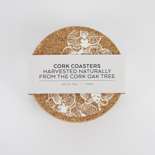 Cork Coaster Orchid White Online Sale