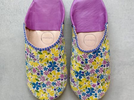 Liberty Print Babouche Slippers, Bohemian Bloom Sale