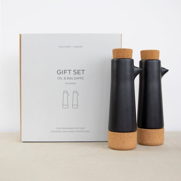 Oil Dispenser Gift Set - Matt Black For Sale