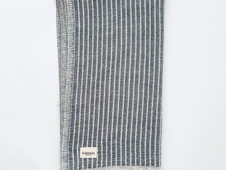 Portobello Hammam Towel, Indigo Hot on Sale