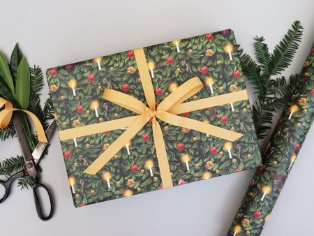 CHRISTMAS TREE CHRISTMAS WRAPPING PAPER For Cheap