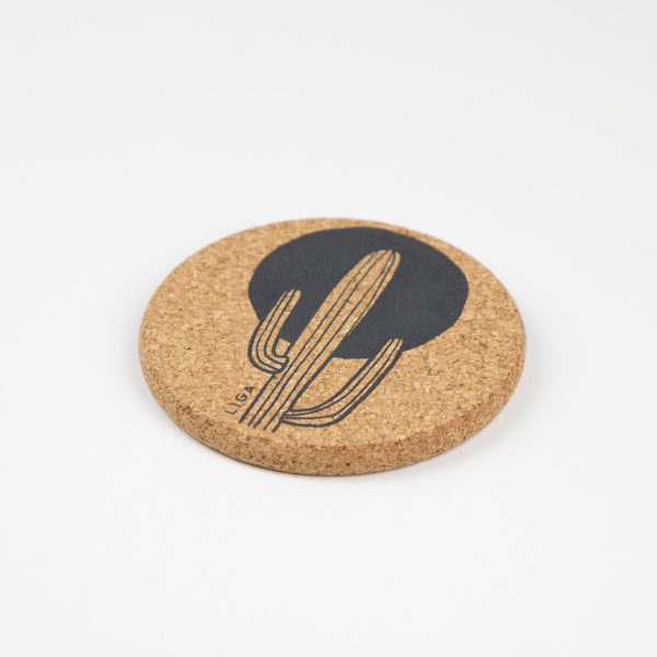 Cork Coaster Cactus Fashion