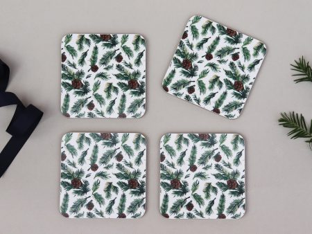 PINE CONE SPRUCE COASTER SET OF FOUR Online