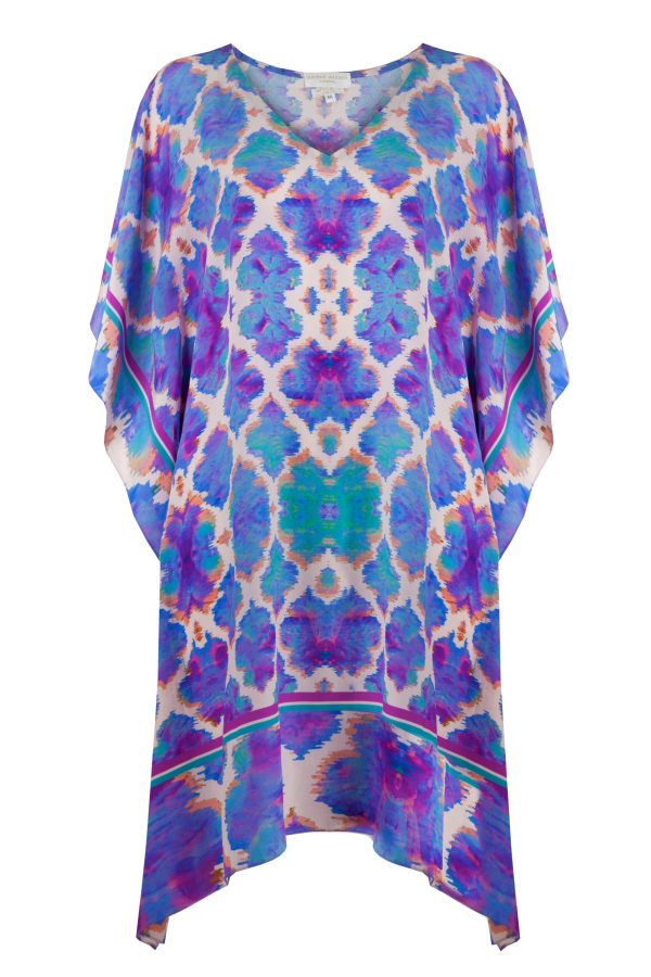 ORCHID PARADISE SILK KAFTAN Online