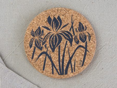 Cork Coaster Iris on Sale