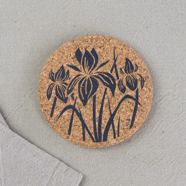 Cork Coaster Iris on Sale