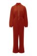 AMRITA JUMPSUIT - Terracotta Hot on Sale