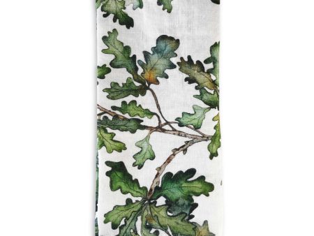 Oak Leaf Linen Napkin on Sale