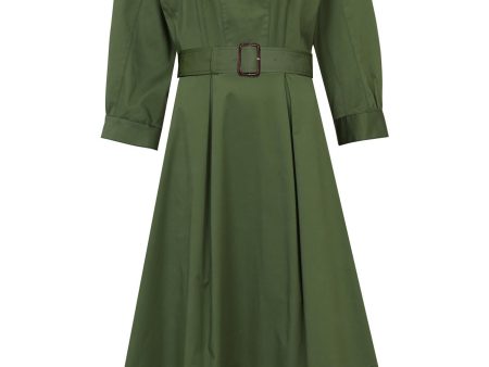 Lana Dress  Forest Green Online Hot Sale