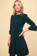 Victoria Mini Stretch Corduroy Dress | Bottle Green on Sale