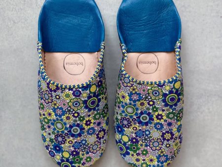 Liberty Print Babouche Slippers, Paradise Petals Online Hot Sale