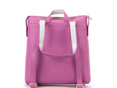 Campo Marzio Sharon Backpack Bag - Mauve Silver Supply