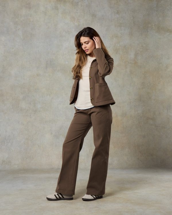 Batch 06 - Womens Mocha Cotton Suit Online now