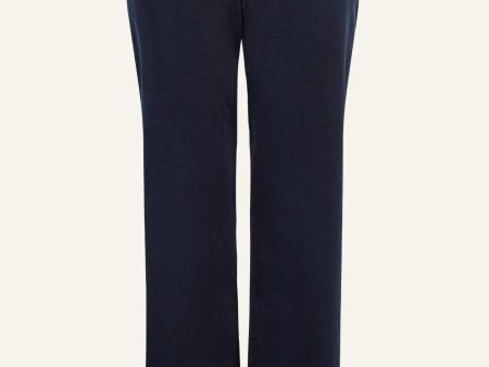 Juliette Cotton Stretch Velvet Trouser | Black Hot on Sale