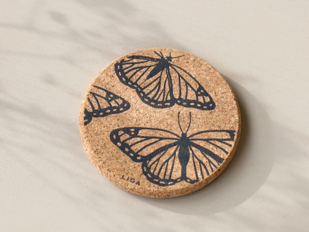 Cork Coaster Butterflies Discount