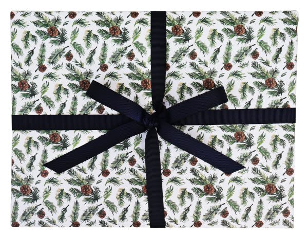 PINE CONE SPRUCE CHRISTMAS WRAPPING PAPER Online Sale