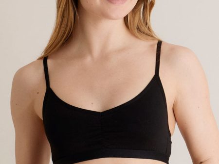 ANASTASIA Bra - GOTS Organic Cotton Black Discount