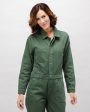 Cotton Twill Boiler Suit Green Hot on Sale