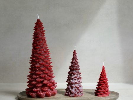 Red Christmas Trees on Sale