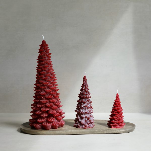 Red Christmas Trees on Sale