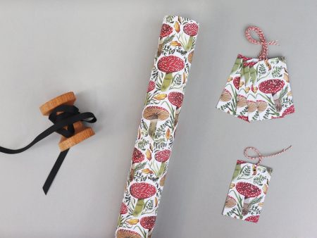 MUSHROOM WRAPPING PAPER BUNDLE For Discount