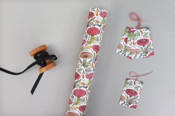 MUSHROOM WRAPPING PAPER BUNDLE For Discount