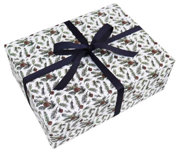 PINE CONE SPRUCE CHRISTMAS WRAPPING PAPER Online Sale