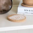 Cork Coaster Palm White Supply