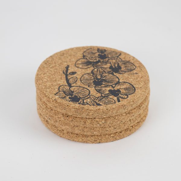 Cork Coaster Orchid Grey on Sale