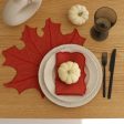 Maple Leaf Cotton Napkins (Set of 2) Online now