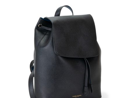 Campo Marzio Keira Backpack - Black Lapis Blue Discount