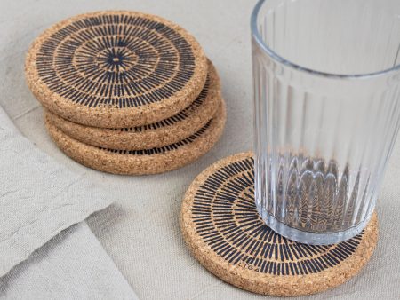 Cork Coaster Sandy Lines Online Hot Sale