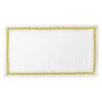 Golden Leaves Embroidery Cotton Bath Mat For Discount