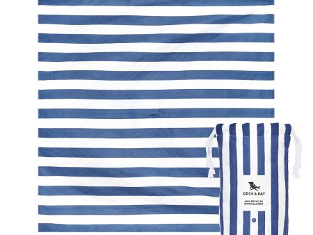 Dock & Bay Picnic Blanket - Whitsunday Blue For Sale