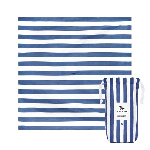 Dock & Bay Picnic Blanket - Whitsunday Blue For Sale