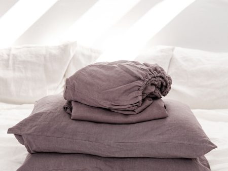 Linen sheets set in Dusty Lavender Supply