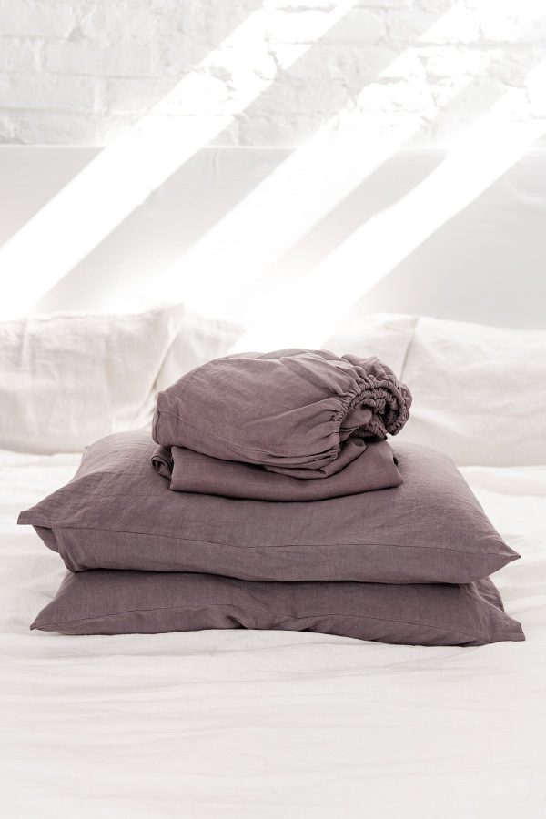 Linen sheets set in Dusty Lavender Supply