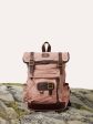 Dusty Pink Waxed Cotton Mini Bali Backpack Sale