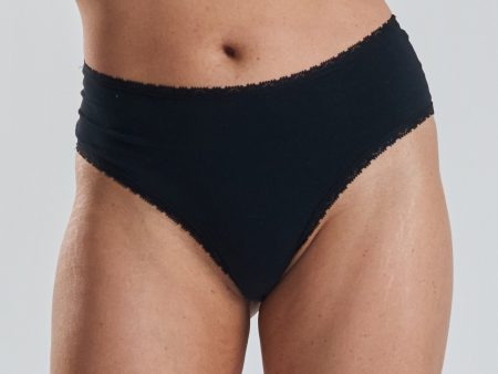 Birch organic-cotton Brazilian briefs - Volcanic Black Online Hot Sale