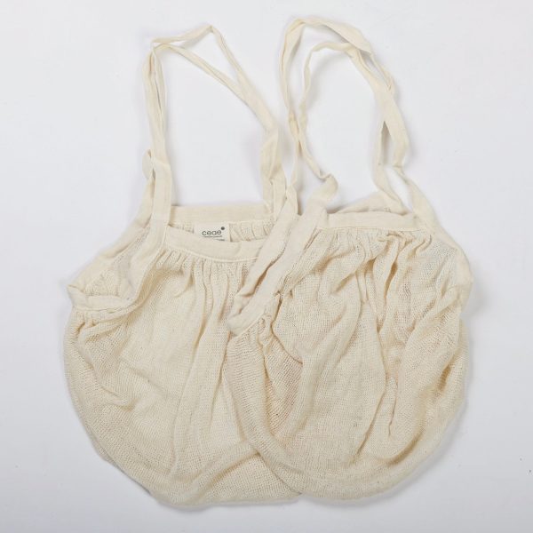 100% Organic cotton-Mini string bags (2pcs pack) Supply