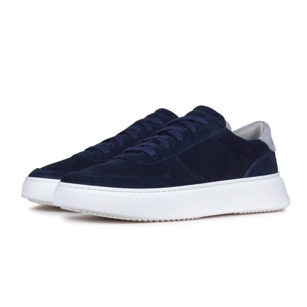 Marais Suede Navy   Grey Supply