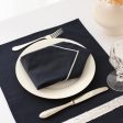 Navy Cotton Napkins (Set of 2) Hot on Sale