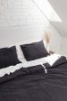 Linen sheets set in Charcoal Online