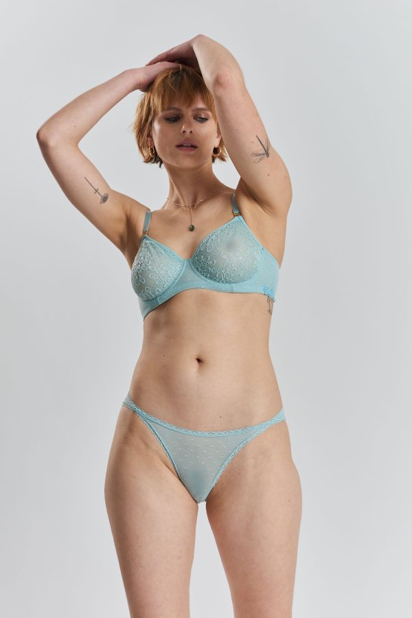 Ume recycled-lace mid-rise briefs - Fjordland Green Fashion